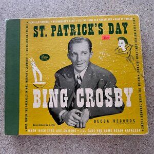 Bing Crosby St. Patrick's Day 5 Record Set Vinyl / 10" Media - Copyright 1946